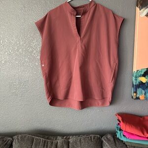 Figs Women's Mauve Blouse